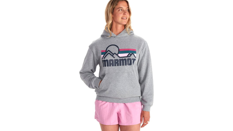 Marmot Coastal Hoody - Womens, Grey Heather, Extra Small, M14262-007-XS