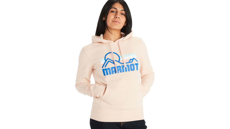 Marmot Coastal Hoody - Womens, Mandarin Mist Heather, Medium, 32211-7389-M
