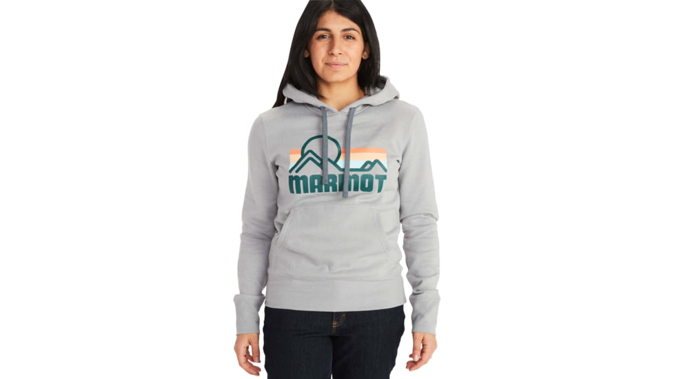 Marmot Coastal Hoody - Womens, Steel Heather, Extra Small, 32211-1356-XS
