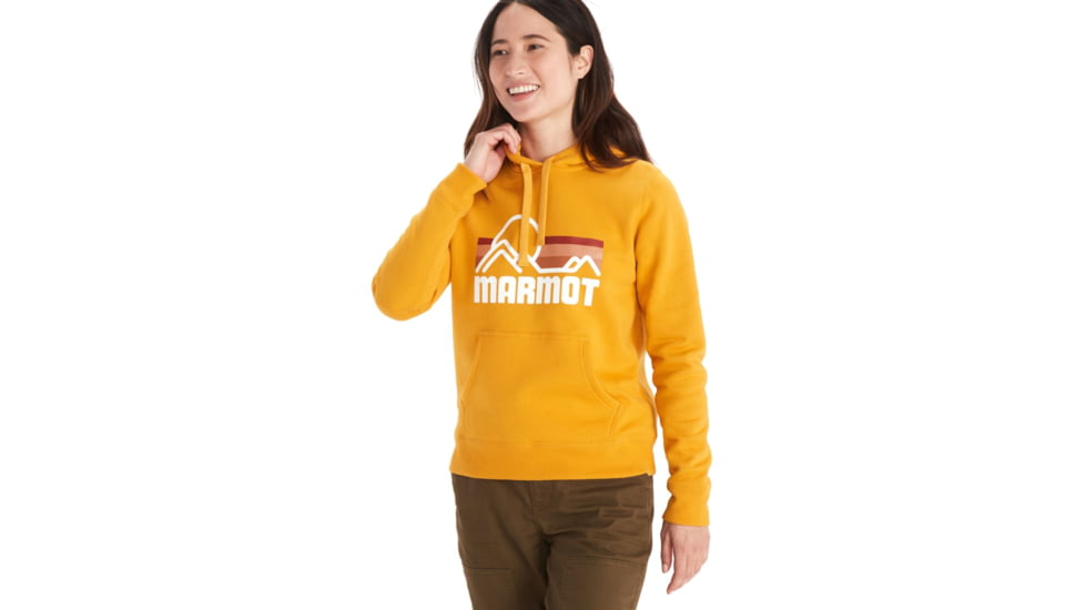 Marmot Coastal Hoody - Womens, Yellow Gold, Large, M13640-9472-L