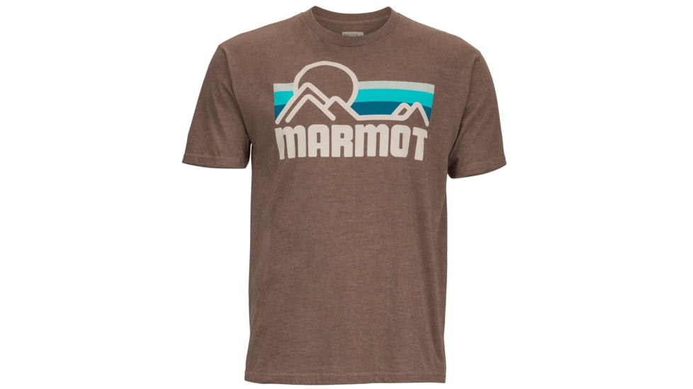 Coastal Short Sleeve Tee - Mens-Brown Heather-Large