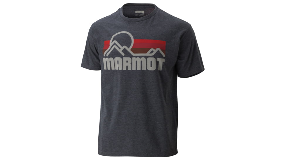 Marmot Coastal Short Sleeve Tee - Men's-Charcoal Heather-X-Large
