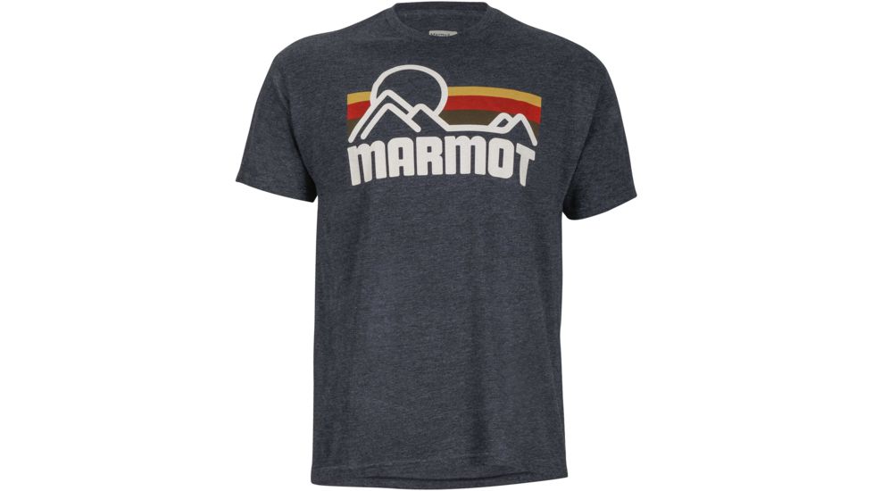 Marmot Coastal Short Sleeve Tee - Men's-New Charcoal Heather-X-Large