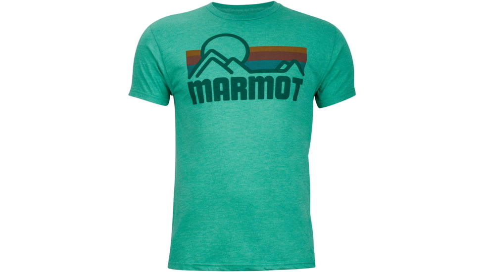 Marmot Coastal Short Sleeve Tee - Men's-New Green Heather-X-Large