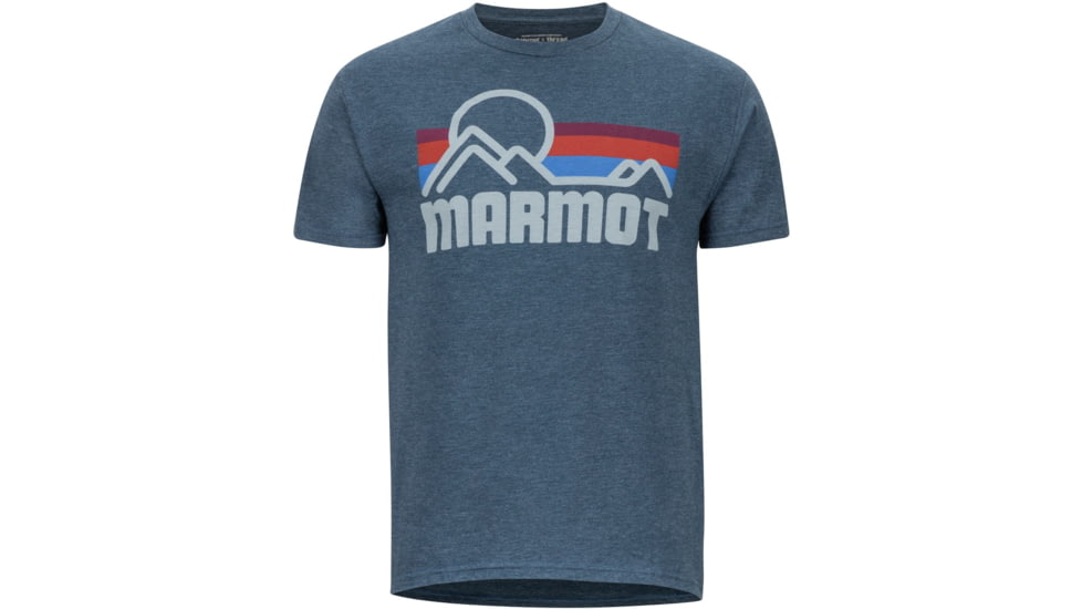 Marmot Coastal T-Shirt - Mens, New Navy Heather, Medium, 42430-3689-New Navy Heather-M