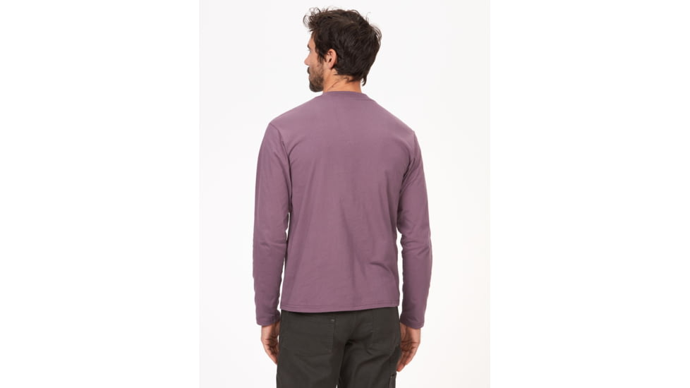 Marmot Coastal Tee Long Sleeve - Mens, Hazy Purple, Small, M14672-22259-S