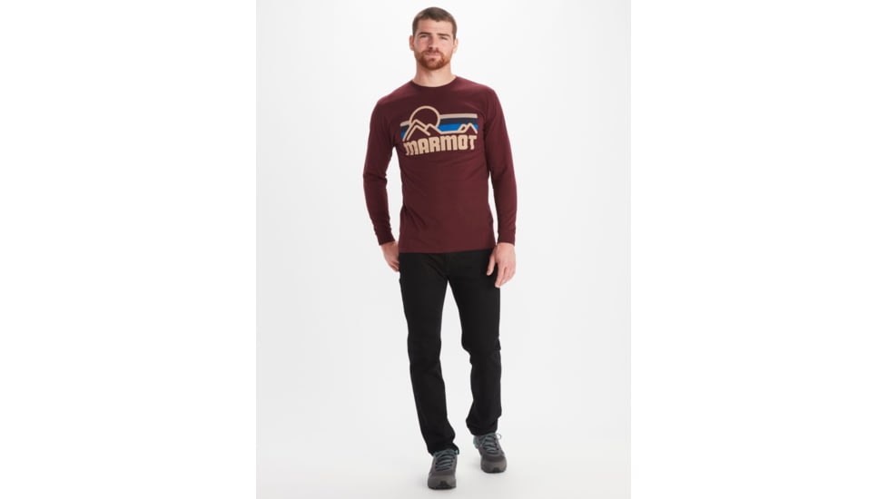 Marmot Coastal Tee Long Sleeve - Mens, Port Royal, 2XL, M13262-6257-XXL