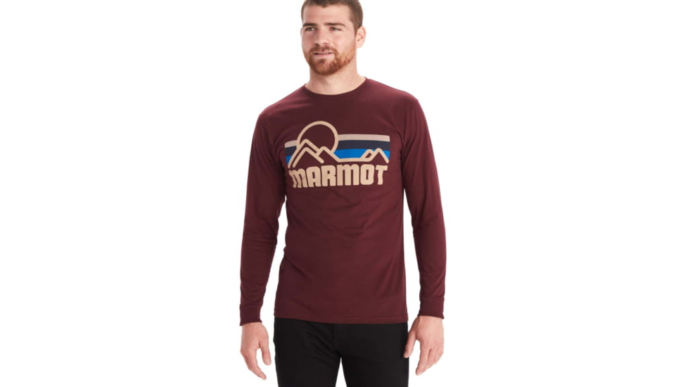 Marmot Coastal Tee Long Sleeve - Mens, Port Royal, 2XL, M13262-6257-XXL