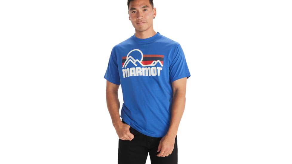 Marmot Coastal Tee Short Sleeve - Mens, Trail Blue, Small, M14253-21538-S
