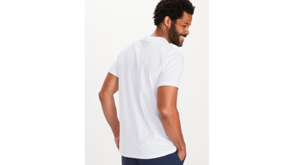 Marmot Coastal Tee Short Sleeve - Mens, White, 2XL, M12561-080-XXL