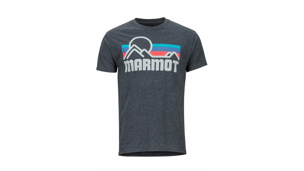 Marmot Coastal Tee Short Sleeve Shirt - Mens, Charcoal Heather, 2XL, 42430-1204-XXL