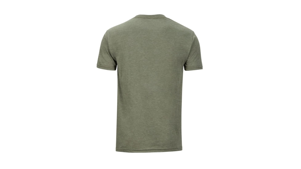Marmot Coastal Tee SS - Mens, New Olive Heather, Small, 42430-3118-S