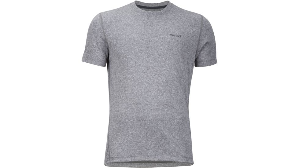 Marmot Conveyor Short Sleeve Tee - Men's-Cinder Heather-Medium