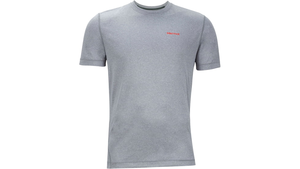Marmot Conveyor Short Sleeve Tee - Men's-Grey Storm Heather-Small