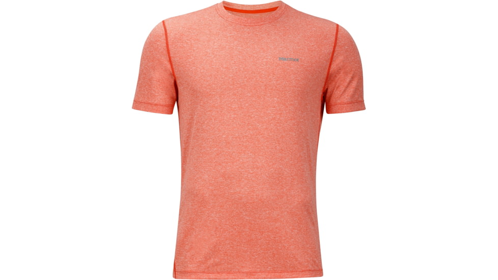 Marmot Conveyor Short Sleeve Tee - Men's-Hot Orange Heather-Small