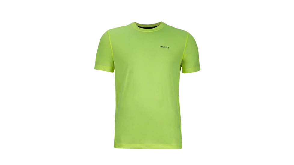 Marmot Conveyor Short Sleeve Tee - Men's-Hyper Yellow Heather-XX-Large