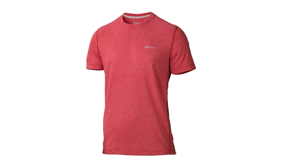 Marmot Conveyor Short Sleeve Tee - Men's-Team Red Heather-XX-Large