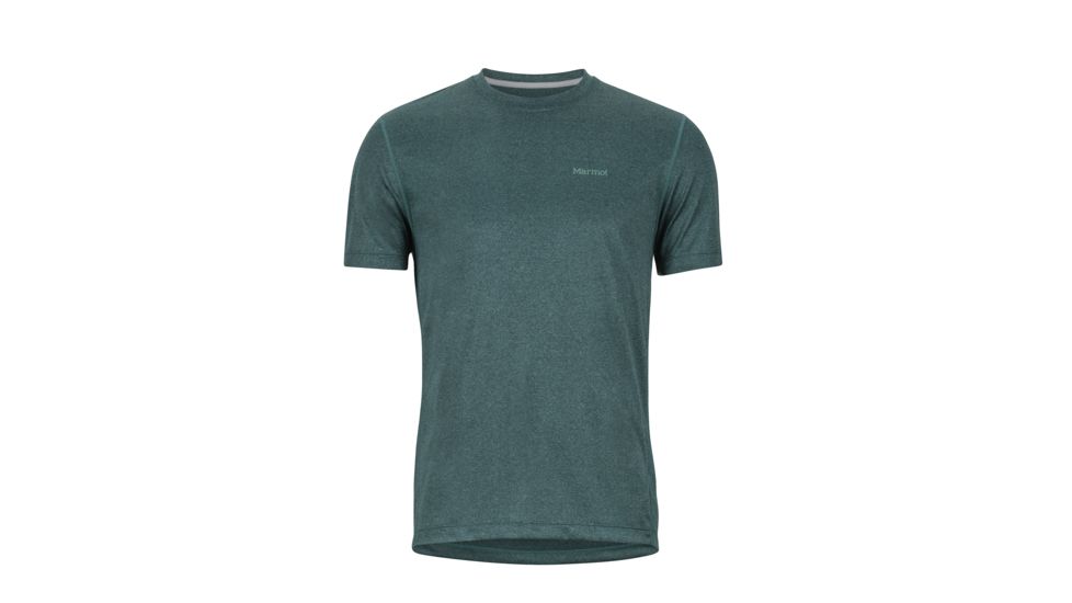 Marmot Conveyor Short Sleeve Tee - Mens, Mallard Green Heather, Large, 51820-4832-L