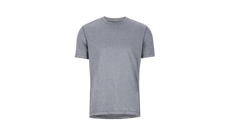 Marmot Conveyor Short Sleeve Tee - Mens, Steel Onyx Heather, Medium, 51820-8702-M