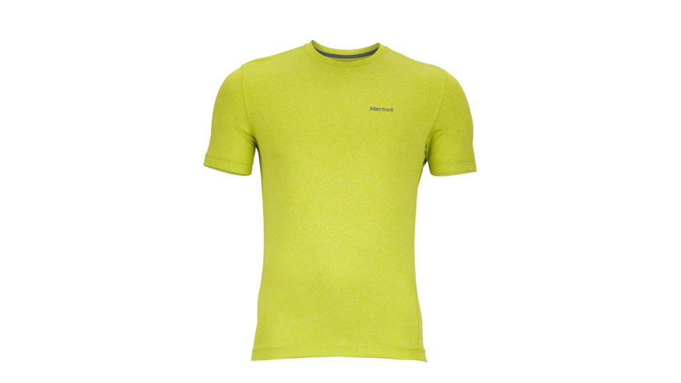 Marmot Conveyor Tee SS, Hyper Yellow Heather, S, 51820-8334-S