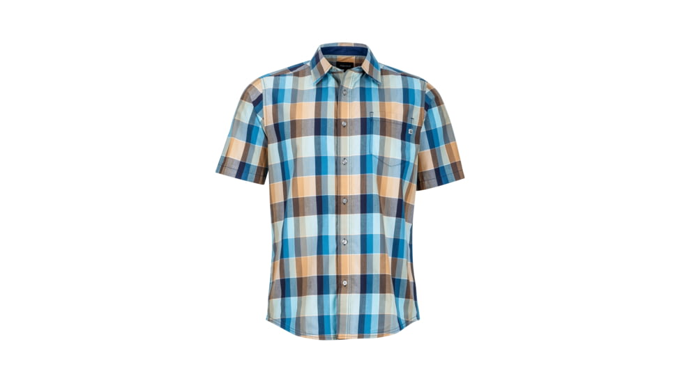 Marmot Cordero Short Sleeve Shirt - Men's-Dark Indigo-Small