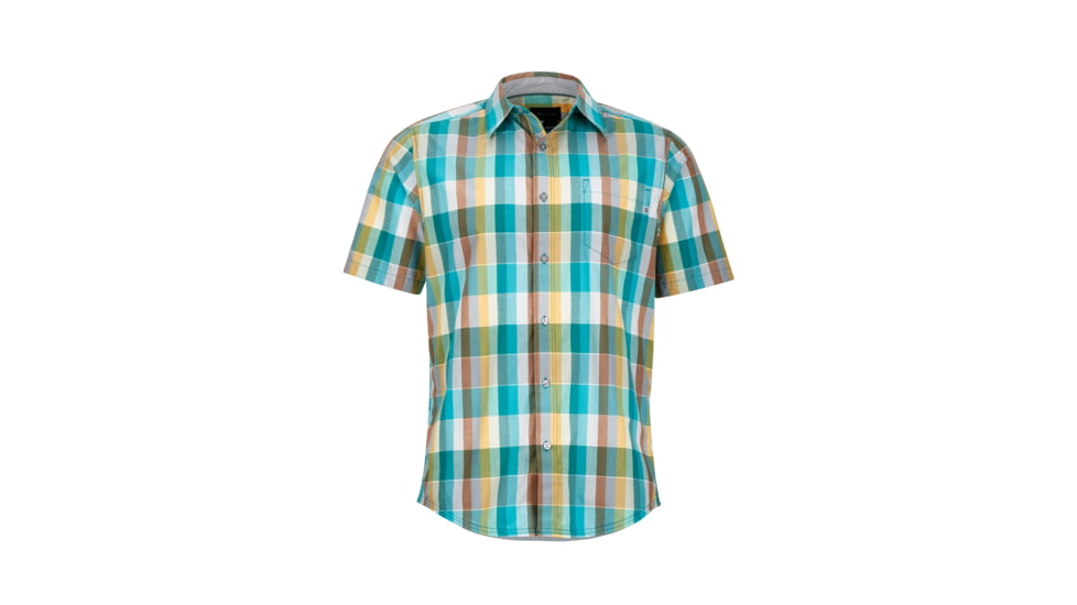 Marmot Cordero Short Sleeve Shirt - Men's-Deep Teal-X-Large