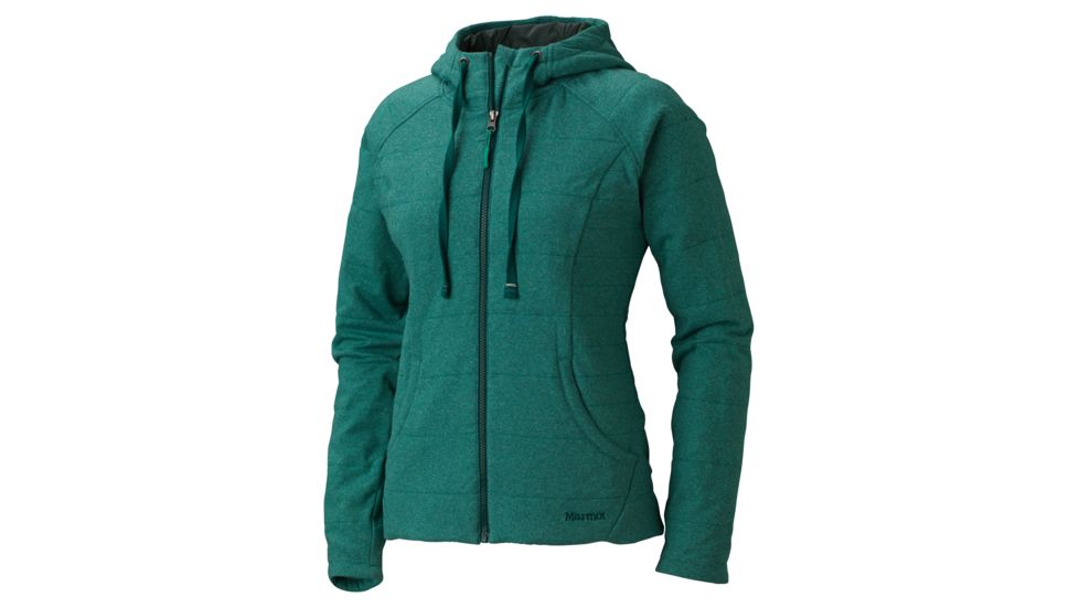 Marmot Corey Hoody - Womens-Gem Green/Gator-Large