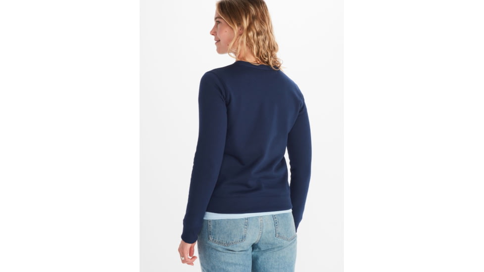 Marmot Crew Sweatshirt - Womens, Arctic Navy, Large, M13641-2975-L
