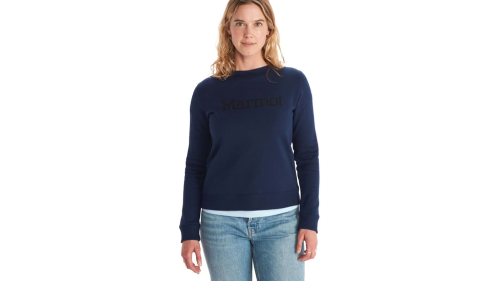 Marmot Crew Sweatshirt - Women's, Extra Small, Arctic Navy, M13641-2975-XS