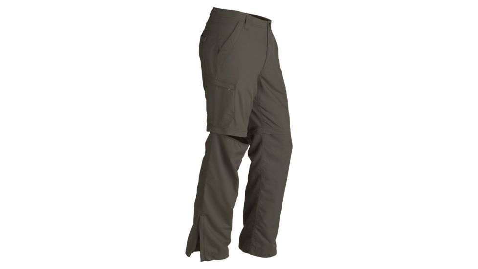 Marmot Cruz Convertible Pant - Men's-38 Waist-Regular Inseam-Deep Olive