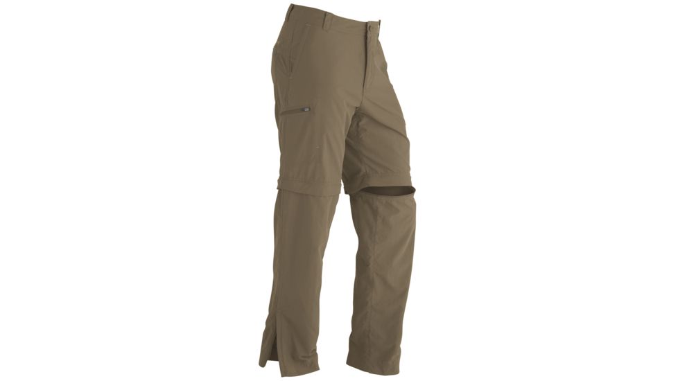 Marmot Cruz Convertible Pant - Men's-32 Waist-Long Inseam-Stone Grey