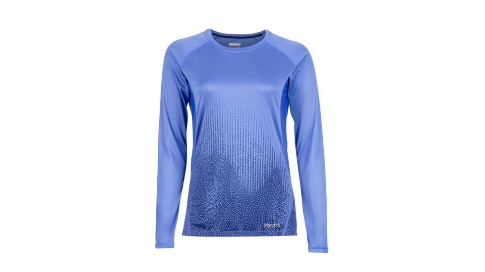 Marmot Crystal Long Sleeve T-Shirt - Womens, Lilac Fountain, Small 49630-8842-S