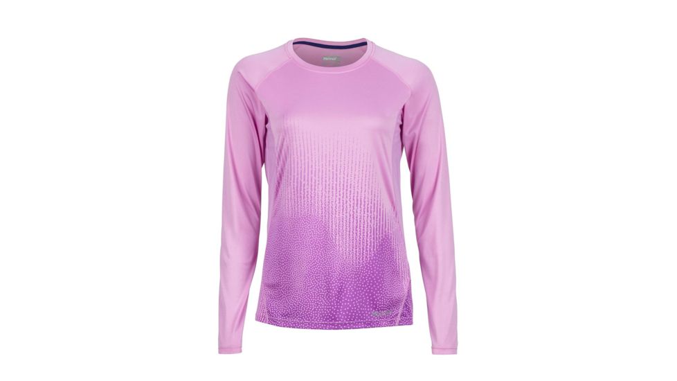 Marmot Crystal Long Sleeve T-Shirt - Womens, Teaberry Fountain, Small 49630-8843-S