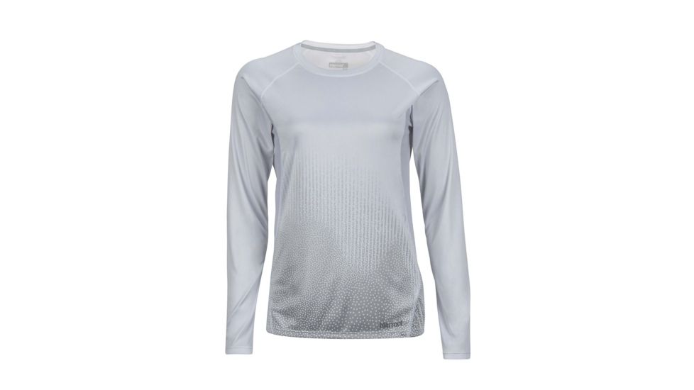 Marmot Crystal Long Sleeve T-Shirt - Womens, White Fountain, Small 49630-8844-S