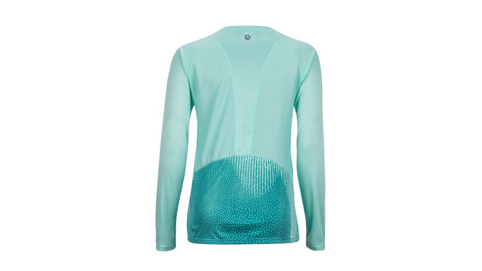 Marmot Crystal Long Sleeve T-Shirt - Womens, Clear Sky Fountain, Small 49630-8845-S