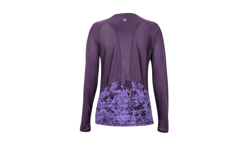 Marmot Crystal Long Sleeve - Womens, Vintage Violet Mind Game, Extra Small, 49630-8424-XS
