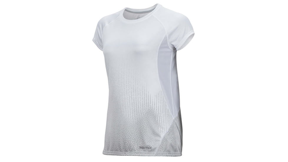 Marmot Crystal Short Sleeve T-Shirt - Womens, White Fountain, M 49670-8844-M
