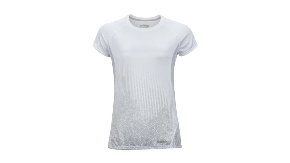 Marmot Crystal Short Sleeve T-Shirt - Womens, White Fountain, M 49670-8844-M