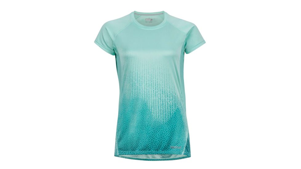 Marmot Crystal Short Sleeve T-Shirt - Womens, Clear Sky Fountain, L 49670-8845-L