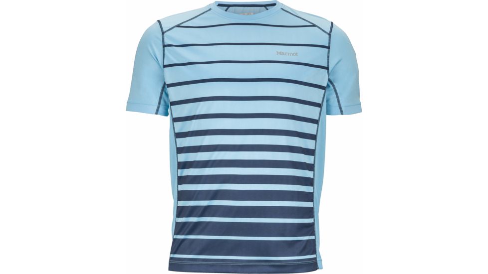 Marmot Cyclone Short Sleeve T-Shirt - Men's-Light Blue-Medium