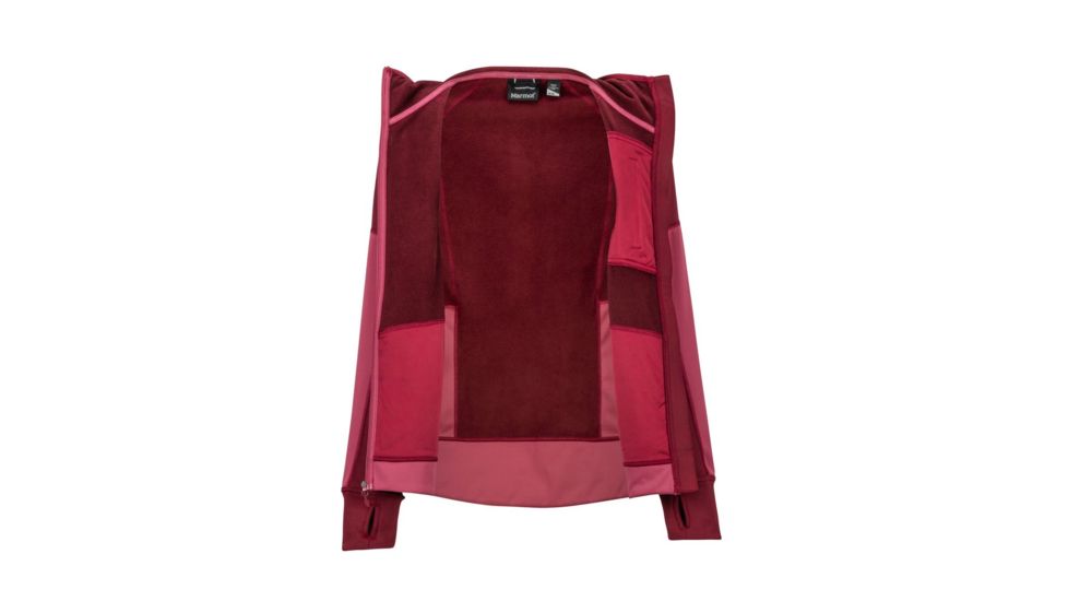 Marmot Dawn Hoody - Womens, Claret/Dry Rose, Medium, 86040-Clar/DryRose-M-DEMO