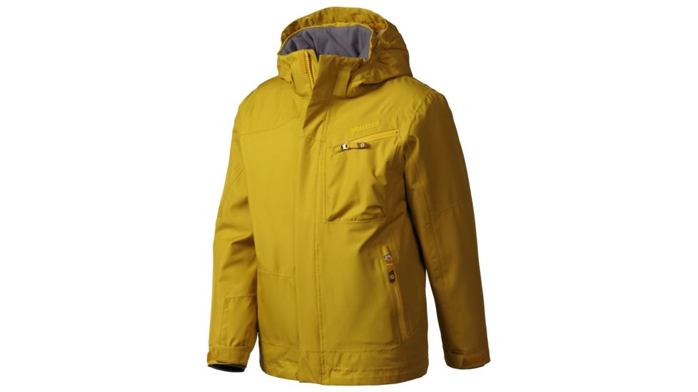 Marmot Demo, Boy's Freerider Jacket, Green Mustard, M 72240-9073-DEMO