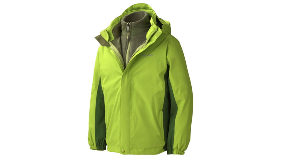 Marmot Demo, Boy's Northshore Jacket, Green Lichen/Greenland, M 40430-4430-DEMO