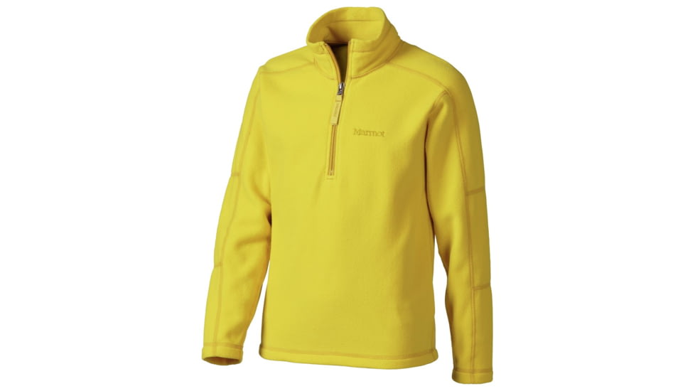 Marmot Demo, Boy's Rocklin 1/2 Zip, Yellow Vapor, M 83960-9149-DEMO