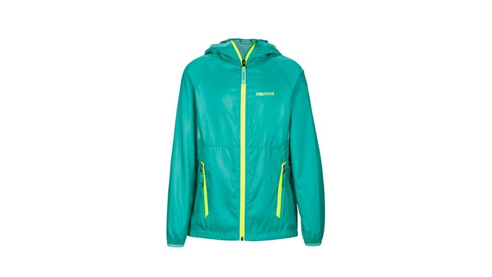 Marmot Demo, Girl's Ether Hoody, Turf Green/Celtic, M 56190-4773-DEMO