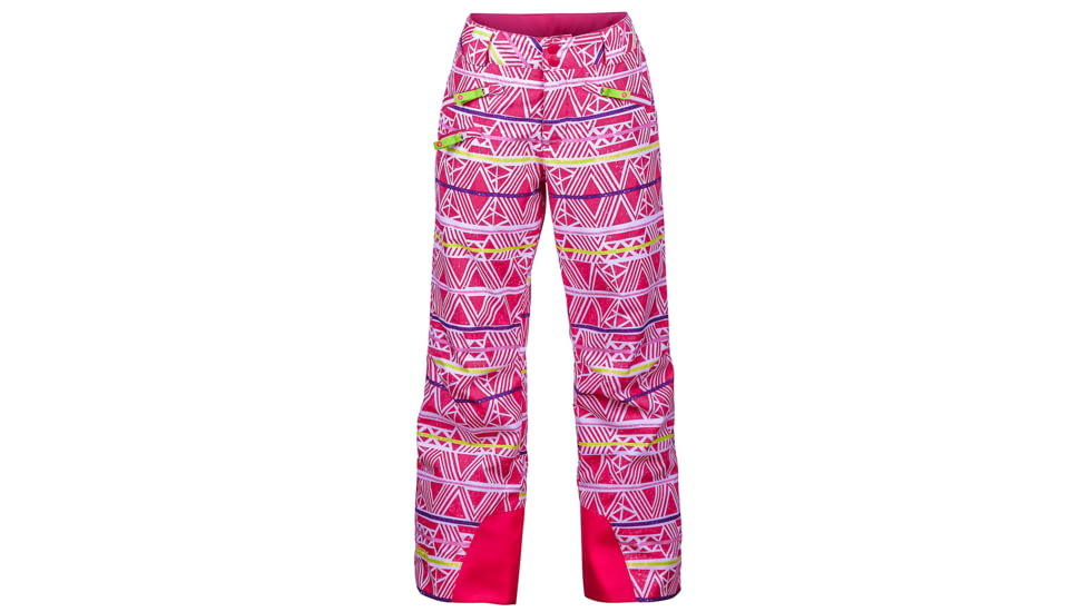 Marmot Demo, Girl's Harmony Pant, Pink Rock Fusion, M, 76190-8773-DEMO