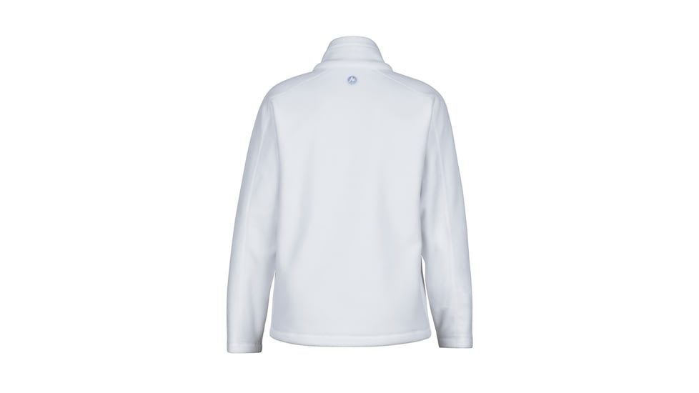 Marmot Demo, Girl's Lassen Fleece, White, M, 89240-080-DEMO