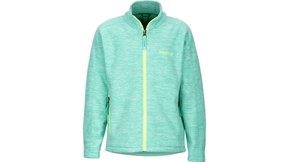 Marmot Demo, Girl's Lassen Fleece, Celtic Green, M 89240-4769-DEMO
