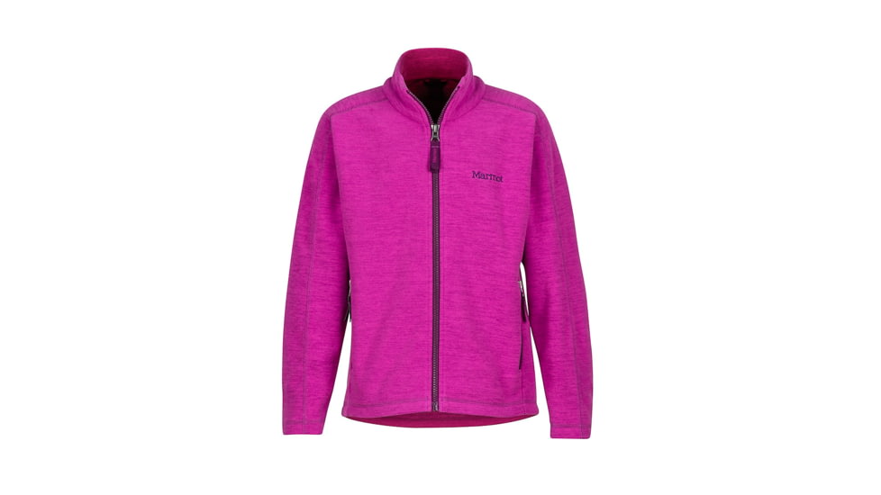 Marmot Demo, Girl's Lassen Fleece, Purple Orchid, M, 89240-6646-DEMO