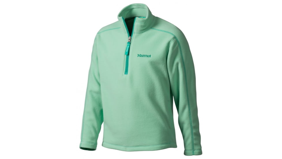 Marmot Demo, Girl's Rocklin 1/2 Zip, Green Frost, M 89020-4331-DEMO